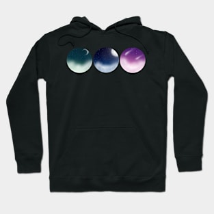 Tri sky bubbles Hoodie